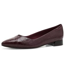 Burgundy Intrest Leather Clarks Natalyn Wish