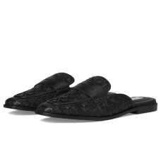Black Leather Steve Madden Faze