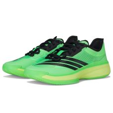 Screaming Green/Black/Pulse Lime adidas adiZero Select 3.0 Basketball Shoes