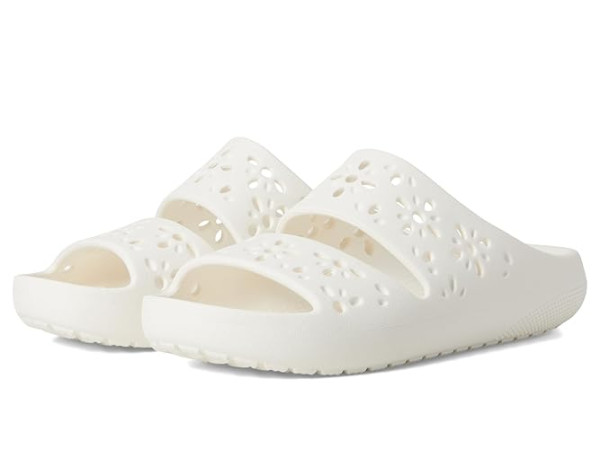 Crocs Classic Sandals 2.0 with Floral Cutout Design