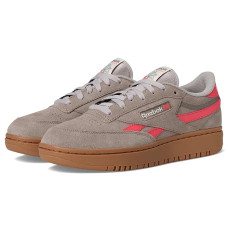 Gritty Grey/Sunset Coral/Gum Reebok Lifestyle Club C Double Revenge