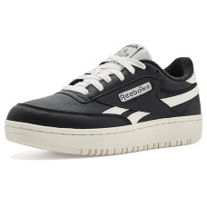 Black/Black/Chalk Reebok Lifestyle Club C Double Revenge