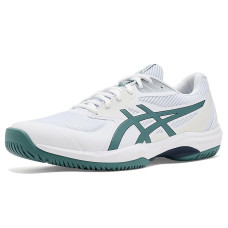 White/Foggy Teal ASICS Game FF Tennis Shoes