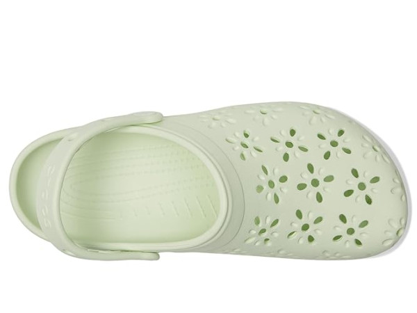 Crocs Classic Clogs with Floral Cut Out Design Crocs Classic Clogs with Floral Cut Out Design
