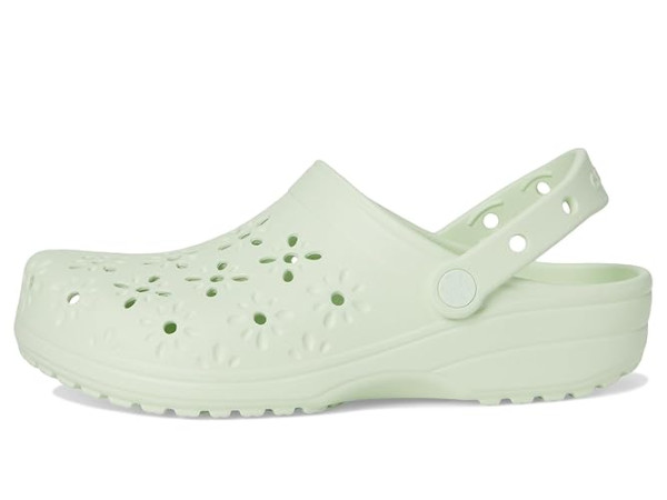 Crocs Classic Clogs with Floral Cut Out Design Crocs Classic Clogs with Floral Cut Out Design