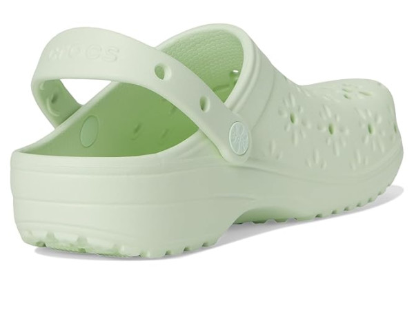 Crocs Classic Clogs with Floral Cut Out Design Crocs Classic Clogs with Floral Cut Out Design