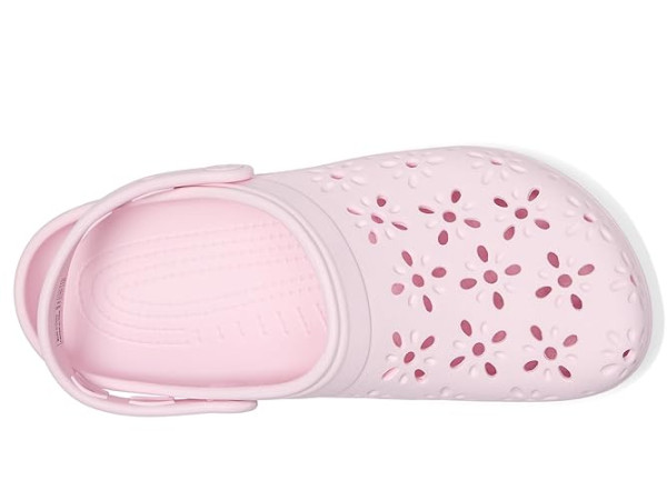 Crocs Classic Clogs with Floral Cut Out Design Crocs Classic Clogs with Floral Cut Out Design