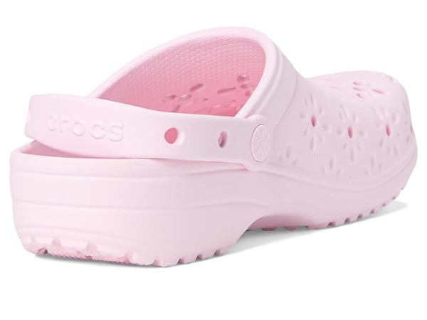 Crocs Classic Clogs with Floral Cut Out Design Crocs Classic Clogs with Floral Cut Out Design