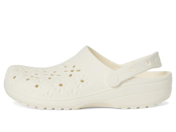 Crocs Classic Clogs with Floral Cut Out Design Crocs Classic Clogs with Floral Cut Out Design