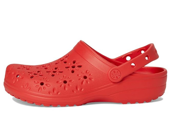 Crocs Classic Clogs with Floral Cut Out Design Crocs Classic Clogs with Floral Cut Out Design