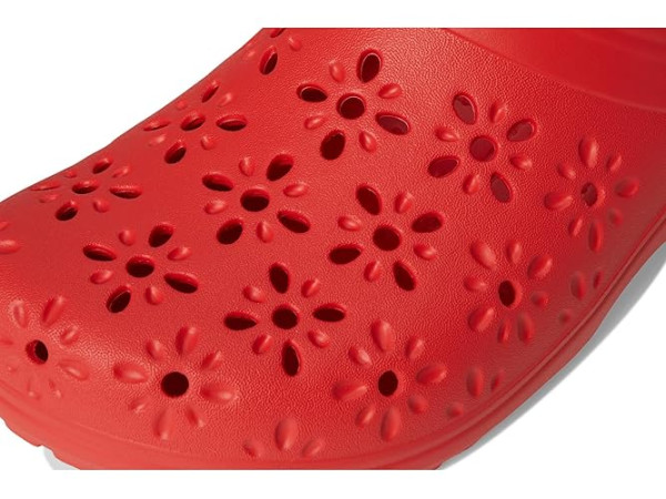 Crocs Classic Clogs with Floral Cut Out Design Crocs Classic Clogs with Floral Cut Out Design