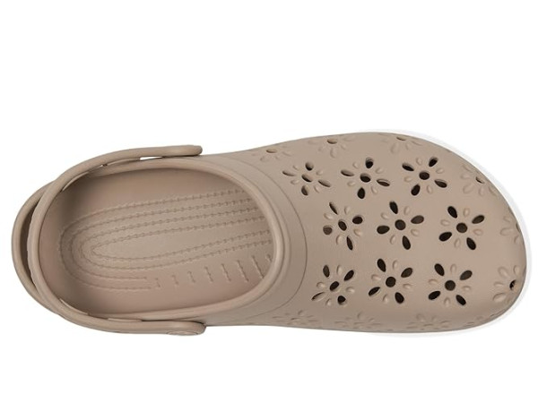 Crocs Classic Clogs with Floral Cut Out Design Crocs Classic Clogs with Floral Cut Out Design