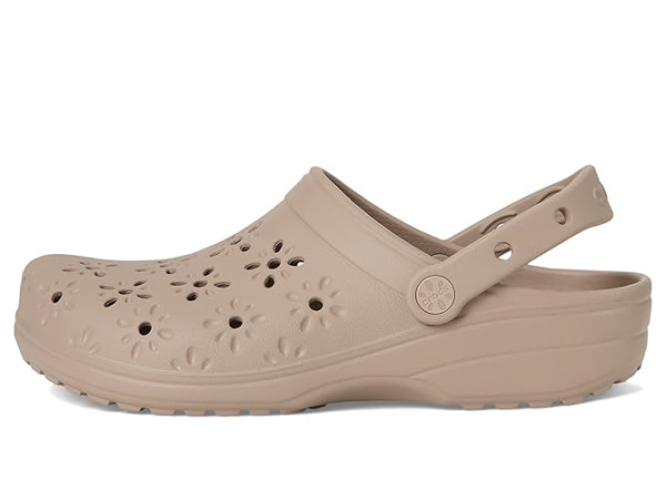 Crocs Classic Clogs with Floral Cut Out Design Crocs Classic Clogs with Floral Cut Out Design