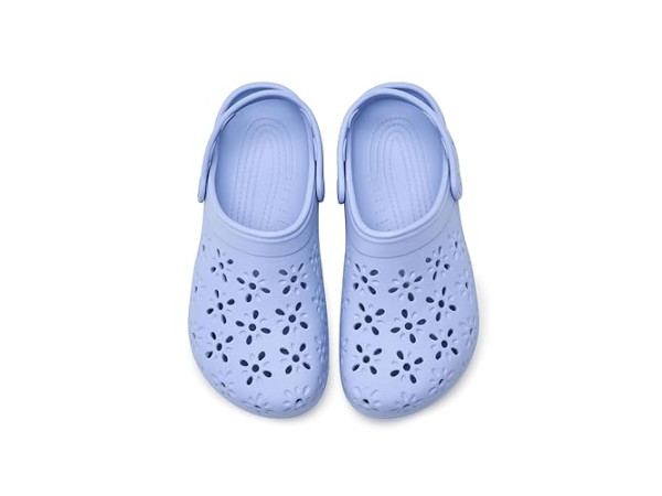 Crocs Classic Clogs with Floral Cut Out Design Crocs Classic Clogs with Floral Cut Out Design