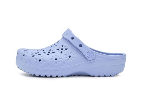 Crocs Classic Clogs with Floral Cut Out Design Crocs Classic Clogs with Floral Cut Out Design