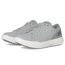 Gray Skechers GO GOLF Drive 6 Relaxed Fit Spikeless Golf Shoe
