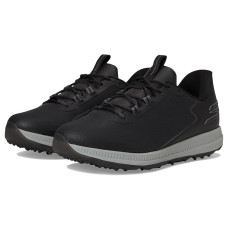 Black Skechers GO GOLF Elite 6 Slip-In ArchFit Golf Shoe