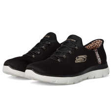 SKECHERS Summits Leopard Chic Hands Free Slip-INS