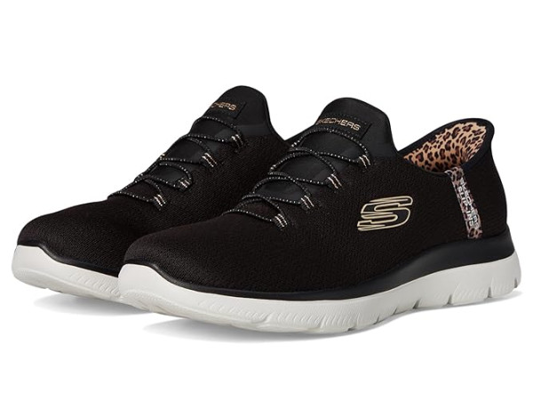 SKECHERS Summits Leopard Chic Hands Free Slip-INS