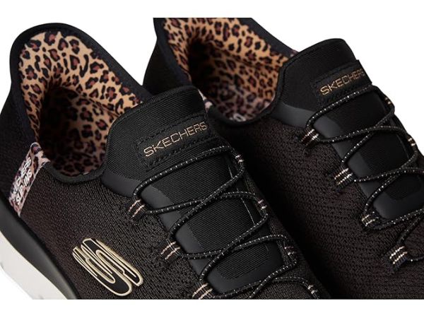 SKECHERS Summits Leopard Chic Hands Free Slip-INS