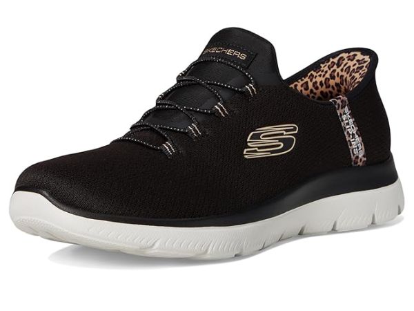 SKECHERS Summits Leopard Chic Hands Free Slip-INS