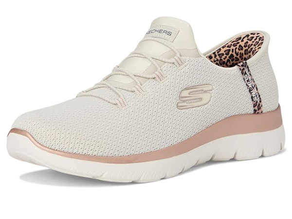 SKECHERS Summits Leopard Chic Hands Free Slip-INS