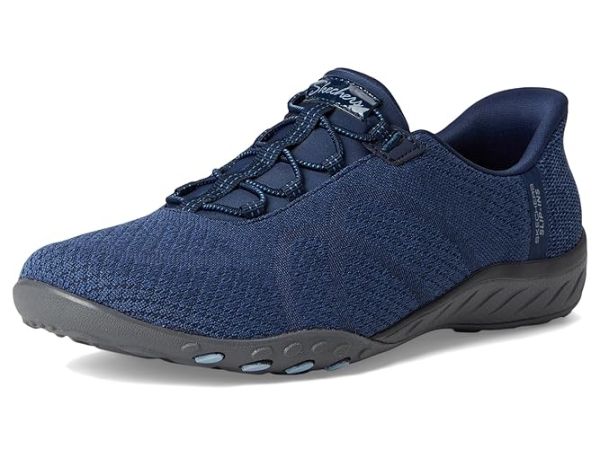 SKECHERS Breathe Easy - Knitty Waves Hands Free Slip-Ins