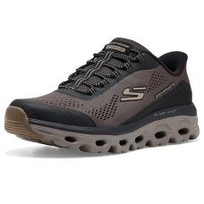 Brown/Black SKECHERS Glide-Step Sole Hands-Free Slip-In