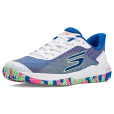 White/Blue/Purple SKECHERS Pickleball Viper Court Pro 2.0 Sneaker
