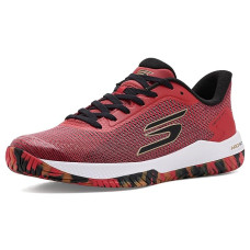 Red/Black SKECHERS Pickleball Viper Court Pro 2.0 Sneaker