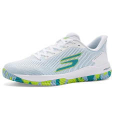 White/Turquoise SKECHERS Pickleball Viper Court Pro 2.0 Sneaker
