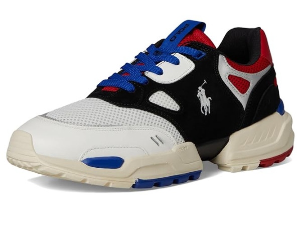 Polo Ralph Lauren Suede Leather Mesh-Polo Jgr Pp-Sneakers-Low Top Lace