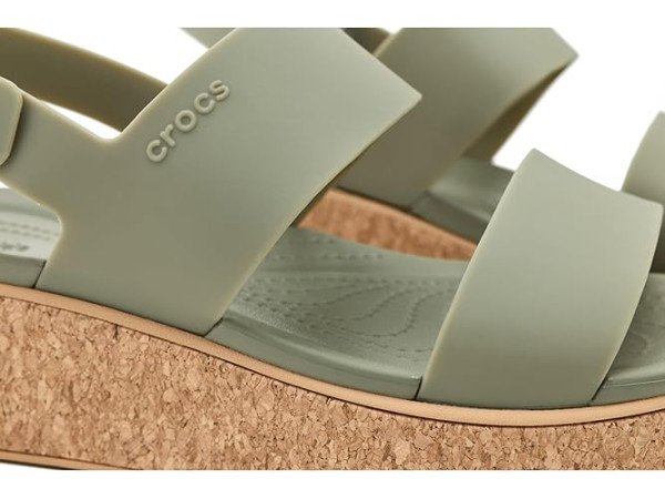 Crocs Brooklyn Cork Low Wedge Crocs Brooklyn Cork Low Wedge