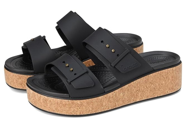 Crocs Brooklyn Cork Buckle Sandals