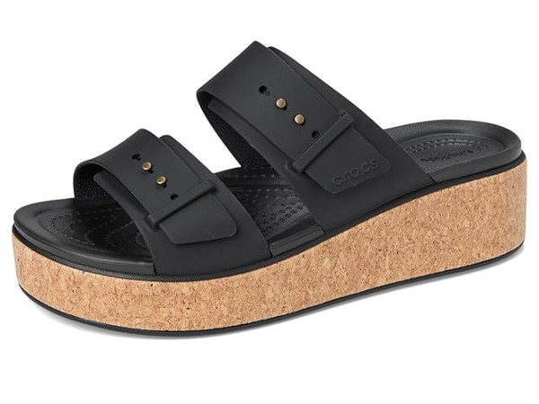 Crocs Brooklyn Cork Buckle Sandals Crocs Brooklyn Cork Buckle Sandals