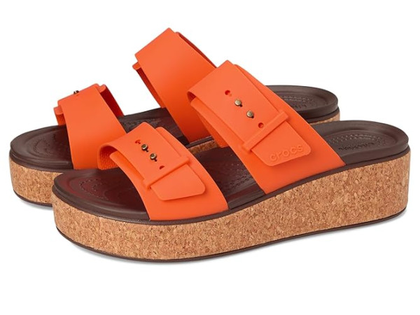 Crocs Brooklyn Cork Buckle Sandals