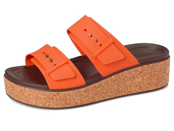 Crocs Brooklyn Cork Buckle Sandals