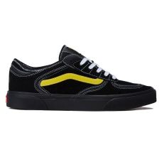 Black/Yellow Vans Rowley Classic