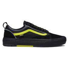Reflective Black/Lime Vans Skate Old Skool Wafflecup